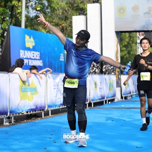 Race photo from BOGORUN 2026