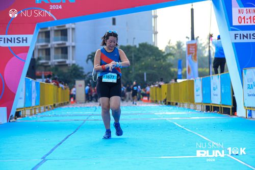 Race photo from Nu Skin Run 10K