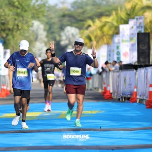 Race photo from BOGORUN 2026