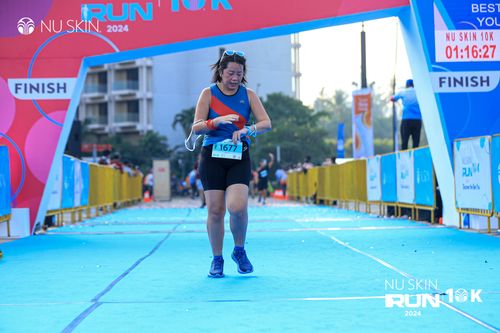 Race photo from Nu Skin Run 10K