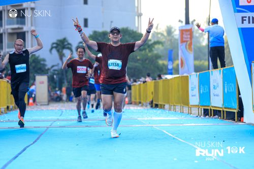 Race photo from Nu Skin Run 10K