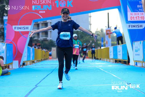 Race photo from Nu Skin Run 10K