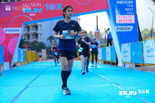 Race photo from Nu Skin Run 10K