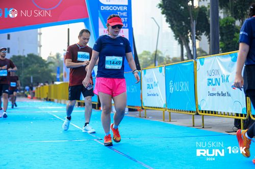 Race photo from Nu Skin Run 10K