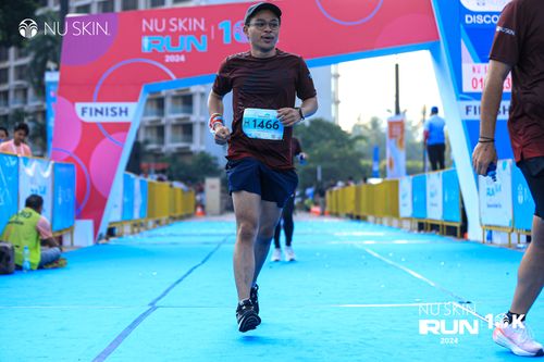 Race photo from Nu Skin Run 10K