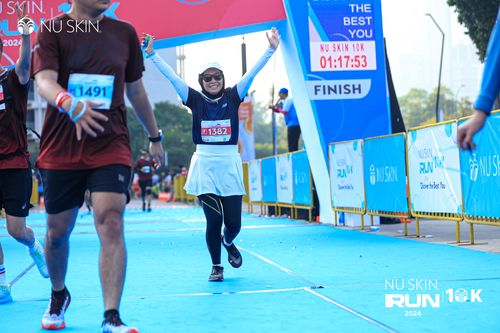 Race photo from Nu Skin Run 10K