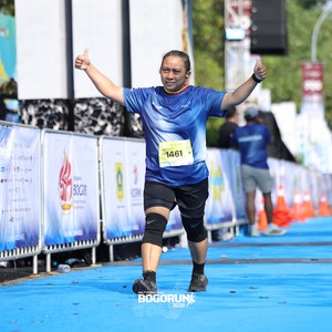 Race photo from BOGORUN 2026