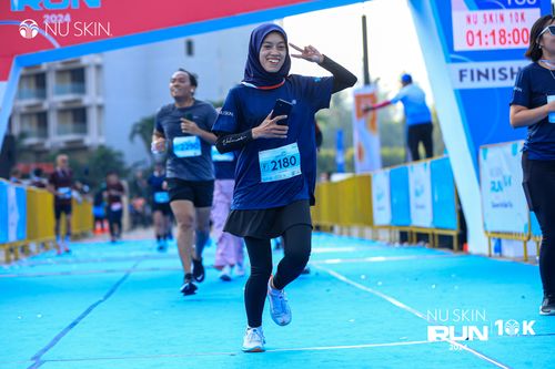 Race photo from Nu Skin Run 10K