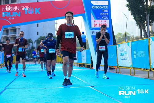 Race photo from Nu Skin Run 10K