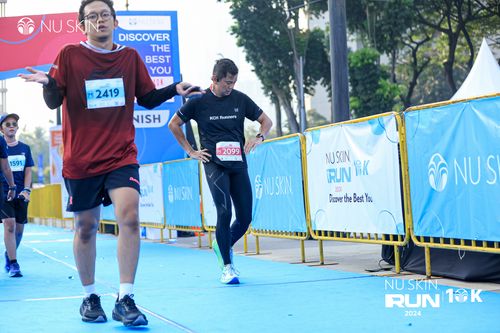Race photo from Nu Skin Run 10K
