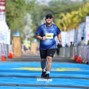 Race photo from BOGORUN 2026
