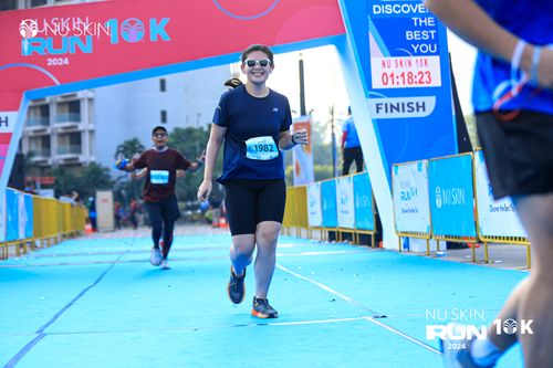 Race photo from Nu Skin Run 10K