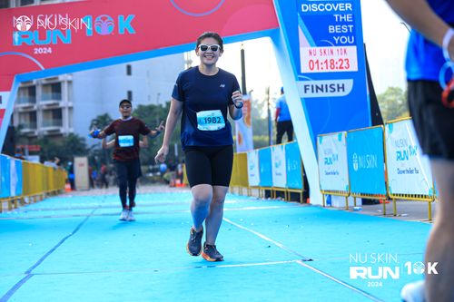 Race photo from Nu Skin Run 10K