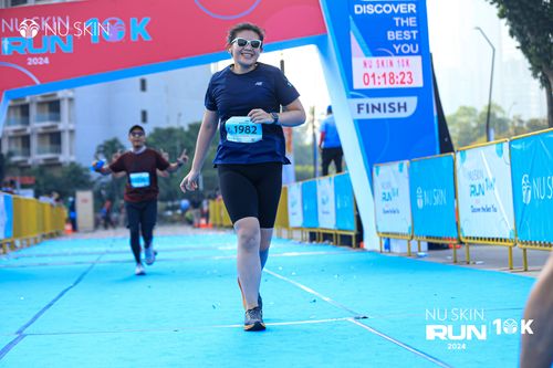 Race photo from Nu Skin Run 10K