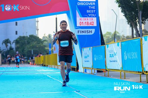Race photo from Nu Skin Run 10K