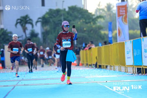 Race photo from Nu Skin Run 10K