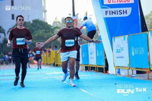 Race photo from Nu Skin Run 10K