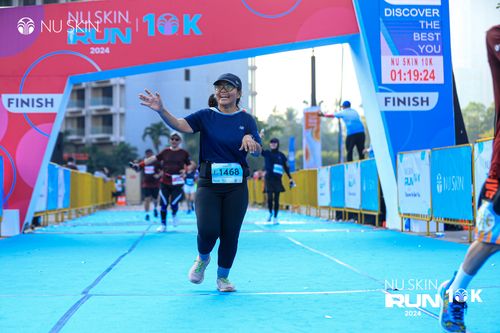 Race photo from Nu Skin Run 10K