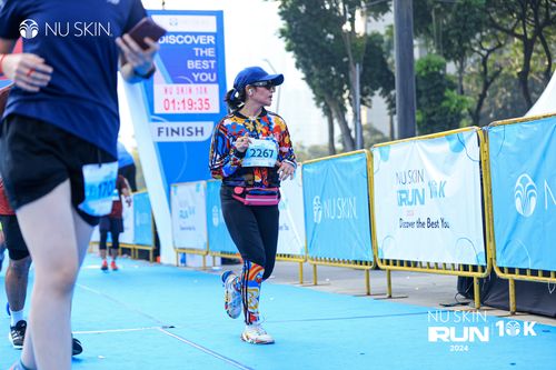 Race photo from Nu Skin Run 10K
