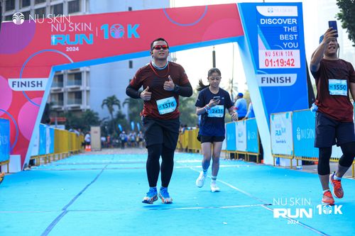 Race photo from Nu Skin Run 10K