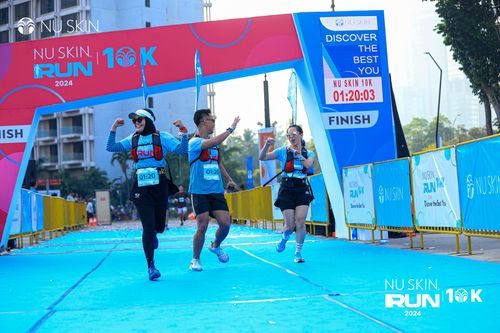 Race photo from Nu Skin Run 10K