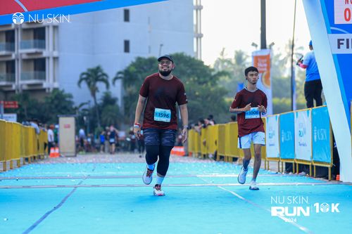 Race photo from Nu Skin Run 10K