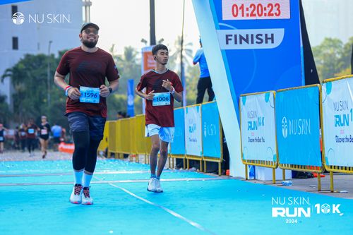 Race photo from Nu Skin Run 10K
