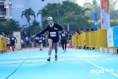 Race photo from Nu Skin Run 10K