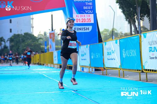 Race photo from Nu Skin Run 10K