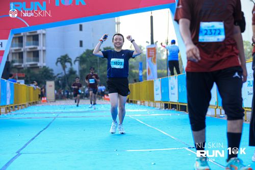 Race photo from Nu Skin Run 10K