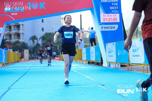 Race photo from Nu Skin Run 10K