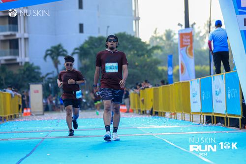 Race photo from Nu Skin Run 10K