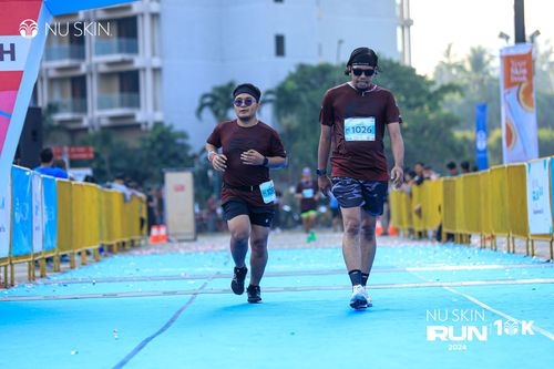 Race photo from Nu Skin Run 10K