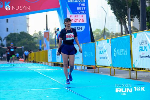 Race photo from Nu Skin Run 10K