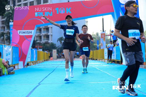 Race photo from Nu Skin Run 10K