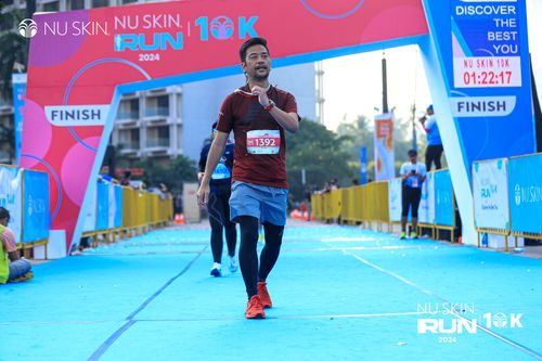 Race photo from Nu Skin Run 10K