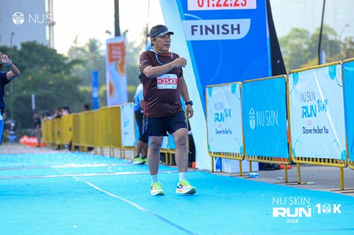 Race photo from Nu Skin Run 10K