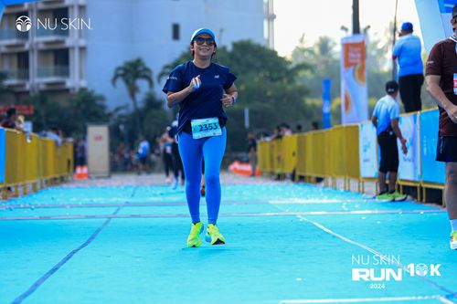 Race photo from Nu Skin Run 10K