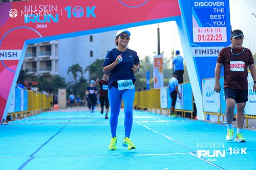Race photo from Nu Skin Run 10K