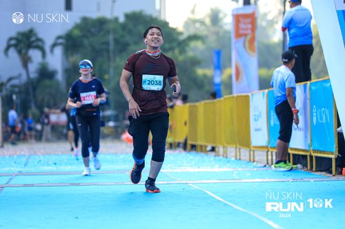 Race photo from Nu Skin Run 10K