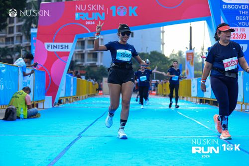 Race photo from Nu Skin Run 10K