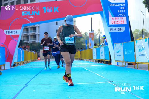 Race photo from Nu Skin Run 10K