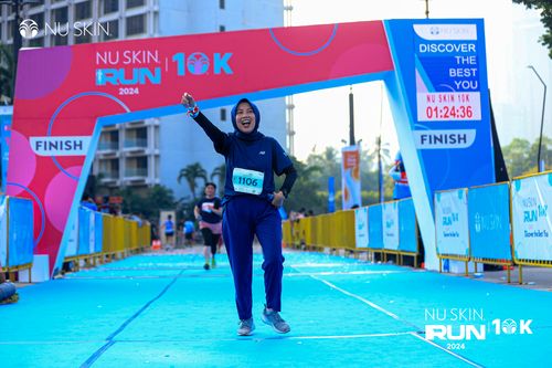 Race photo from Nu Skin Run 10K