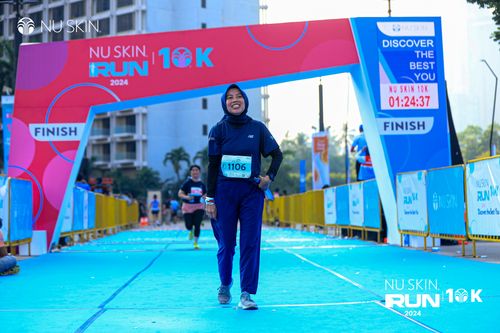 Race photo from Nu Skin Run 10K