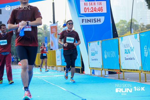 Race photo from Nu Skin Run 10K