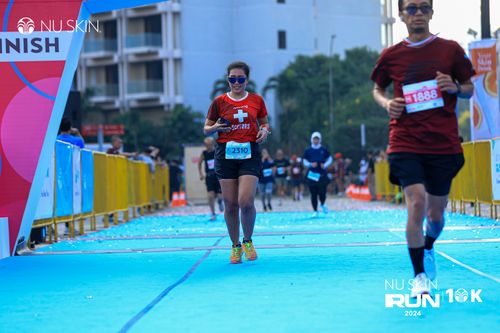 Race photo from Nu Skin Run 10K