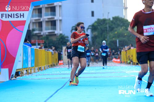 Race photo from Nu Skin Run 10K