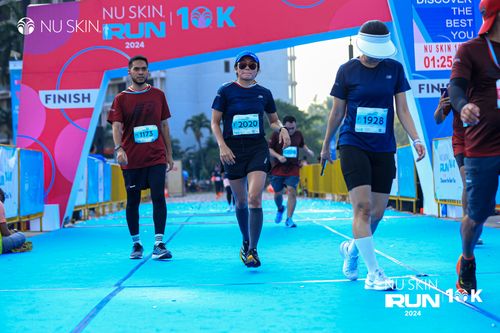 Race photo from Nu Skin Run 10K