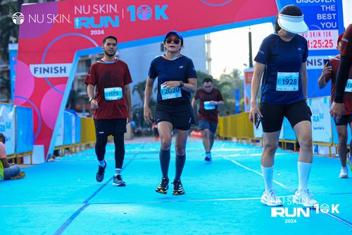 Race photo from Nu Skin Run 10K