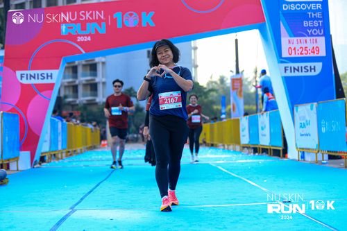 Race photo from Nu Skin Run 10K